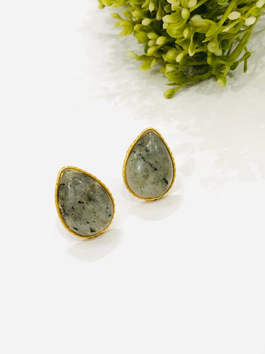 Grey Drop Earrings